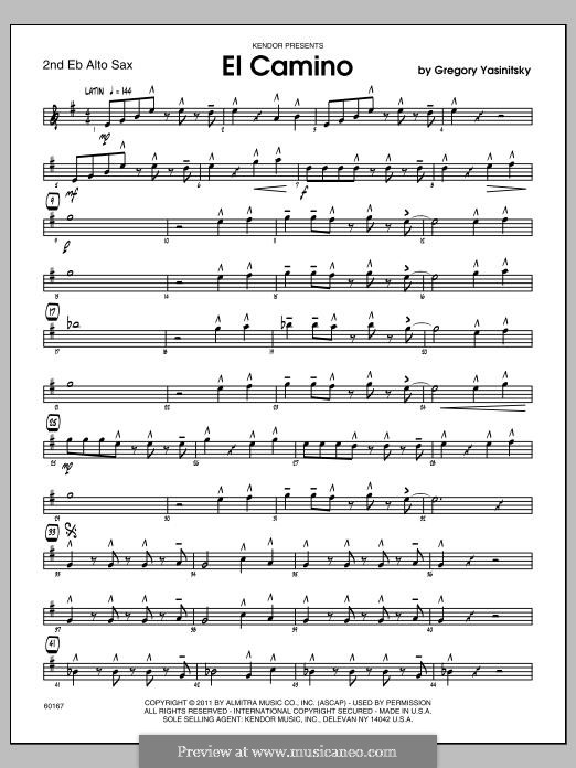 El Camino by G. Yasinitsky sheet music on MusicaNeo