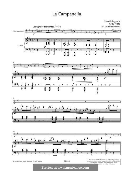 Concerto for Violin and Orchestra No.2 in B Minor, Op.7 by N. Paganini