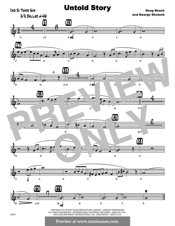 Untold Story by D. Beach, G. Shutack sheet music on MusicaNeo