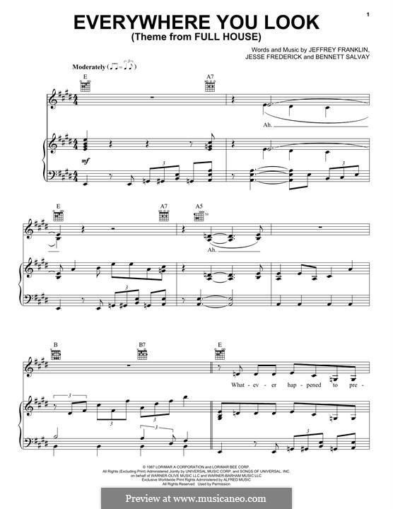 Everywhere You Look (Theme from Full House) by B. Salvay on MusicaNeo