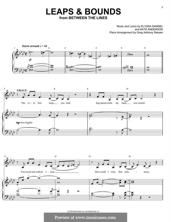 Leaps & Bounds (from Between The Lines) by K. Anderson on MusicaNeo