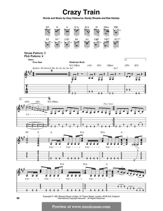 Crazy Train Drum Sheet Music Bargain Sale clc.cet.edu