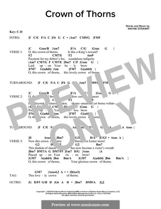 Crown Of Thorns by W. Stewart sheet music on MusicaNeo