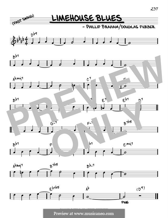 Limehouse Blues by P. Braham sheet music on MusicaNeo