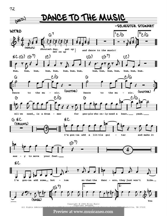 Dance To The Music (Sly And The Family Stone) by S. Stewart on MusicaNeo