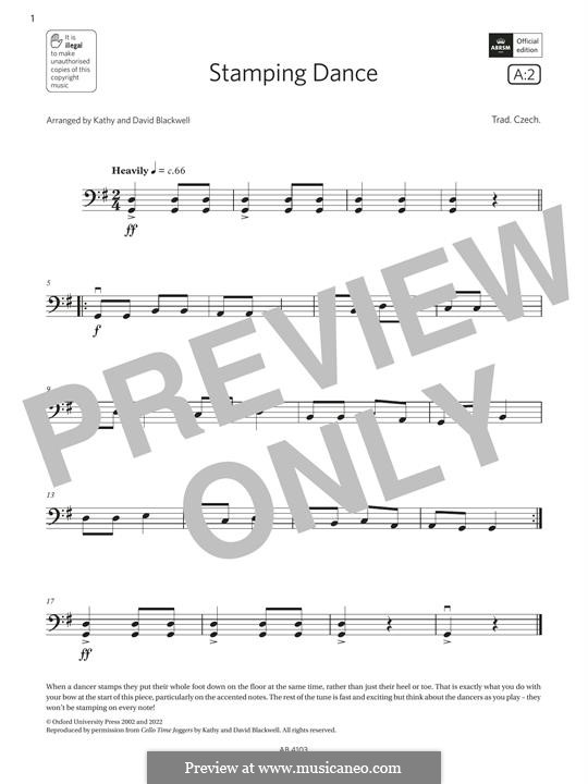 Stamping Dance by folklore sheet music on MusicaNeo