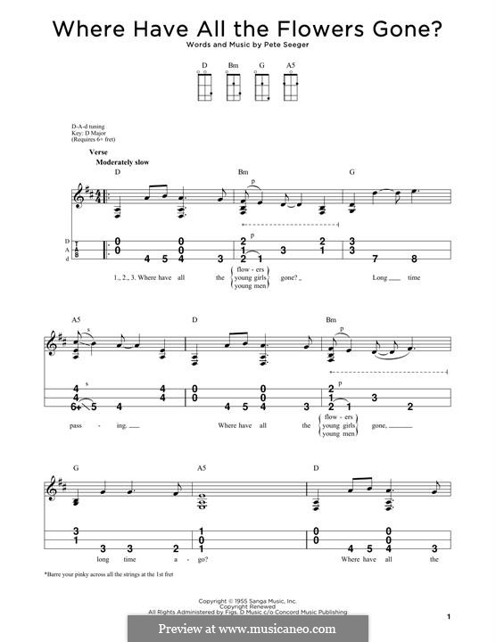 Where Have All the Flowers Gone (The Kingston Trio) by P. Seeger on