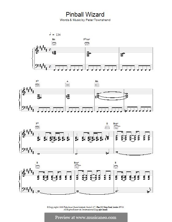 Pinball Wizard Acoustic Guitar Chords at Ryan Verdin blog