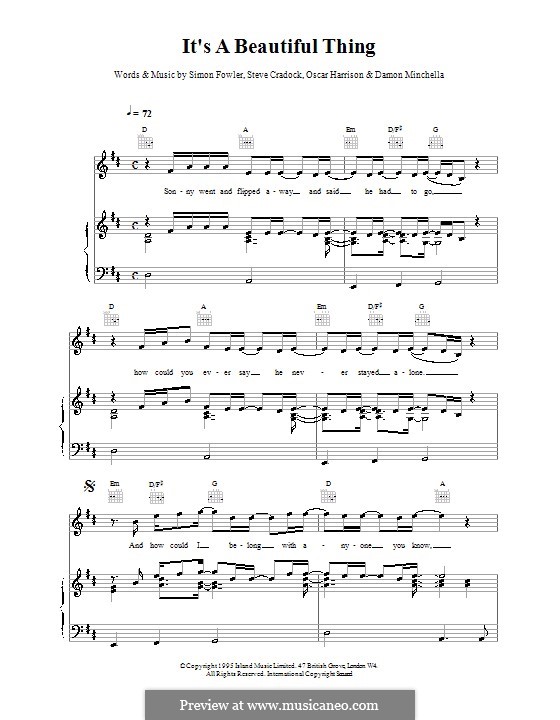 It's a Beautiful Thing (Ocean Colour Scene) by D. Minchella, O