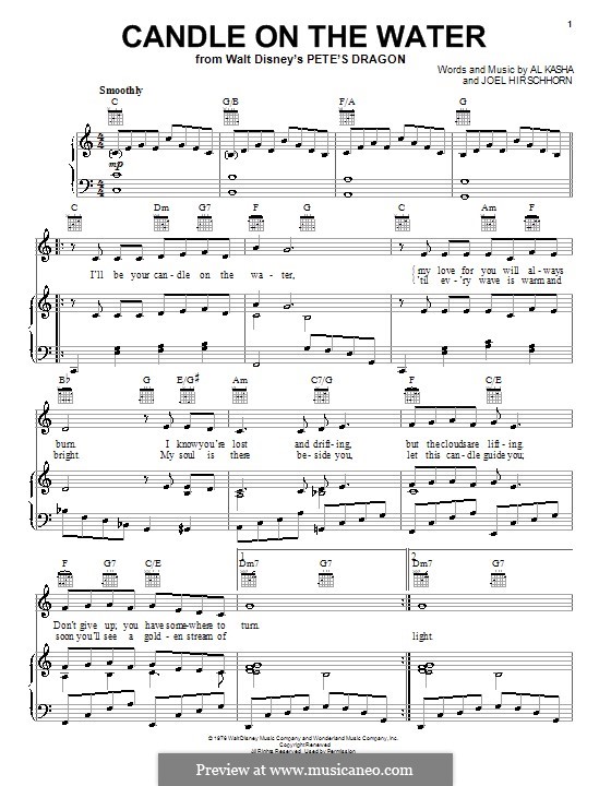 Candle on the Water (from Walt Disney's Pete's Dragon) by A. Kasha, J