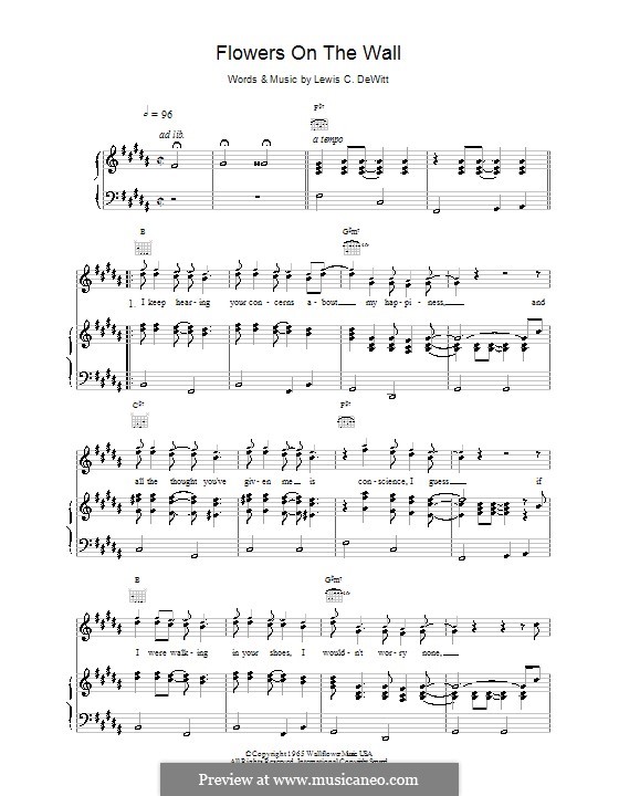 Flowers on the Wall (from Pulp Fiction) by L.C. Dewitt on MusicaNeo