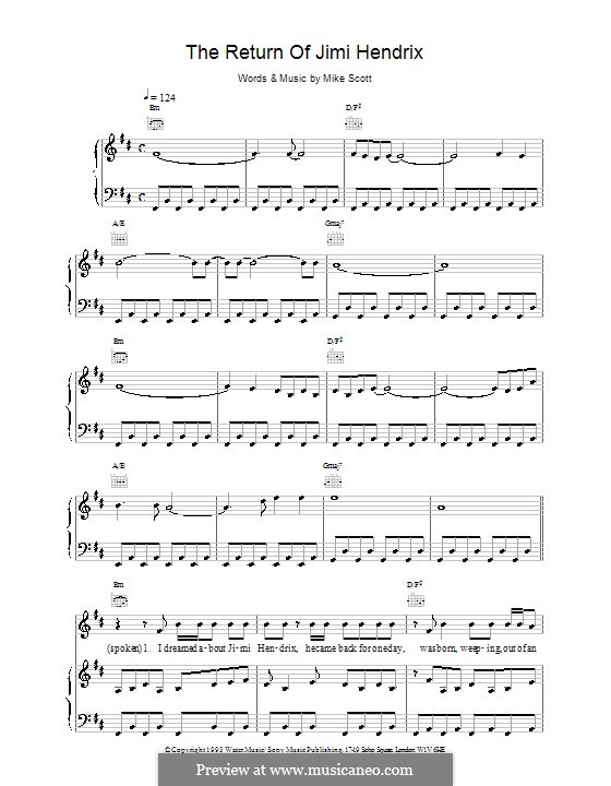 The Return of Jimi Hendrix (The Waterboys) by M. Scott on MusicaNeo