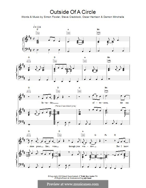 Outside of a Circle (Ocean Colour Scene) by O. Harrison, S. Fowler, S