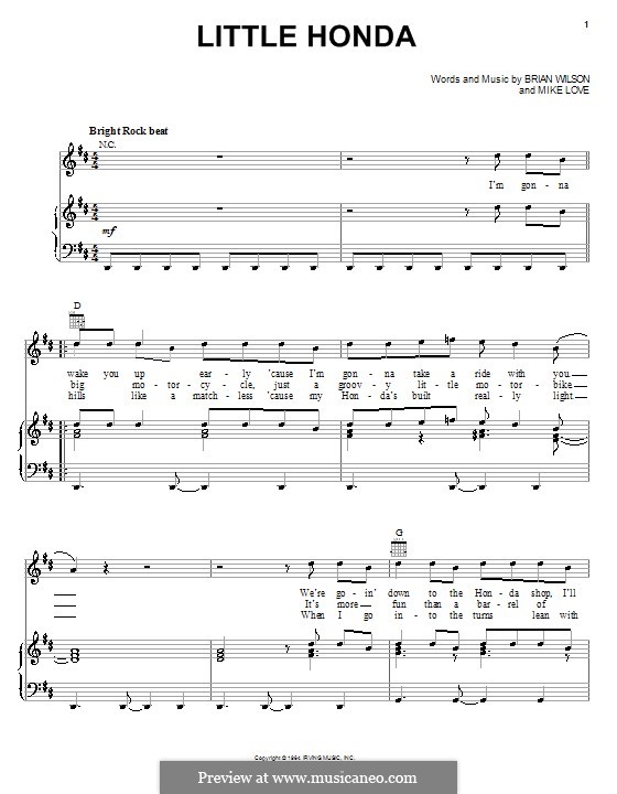 Little honda yo la tengo chords