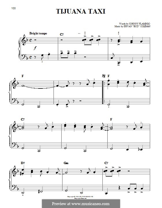 Tijuana Taxi (Herb Alpert & The Tijuana Brass Band) by E. Coleman, J