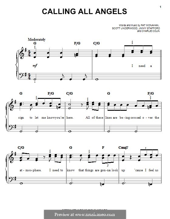 Calling All Angels (Train) by J. Stafford, J. Stafford, P. Monahan, S