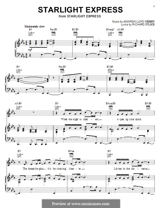 Starlight Express (Starlight Express) von A.L. Webber Noten auf MusicaNeo