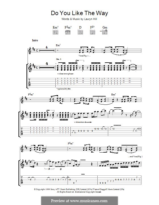 Do You Like the Way (Santana) von J. Nash, L. Hill Noten auf MusicaNeo