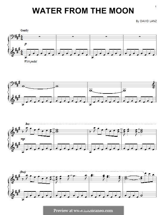 Water from the Moon von D. Lanz Noten auf MusicaNeo