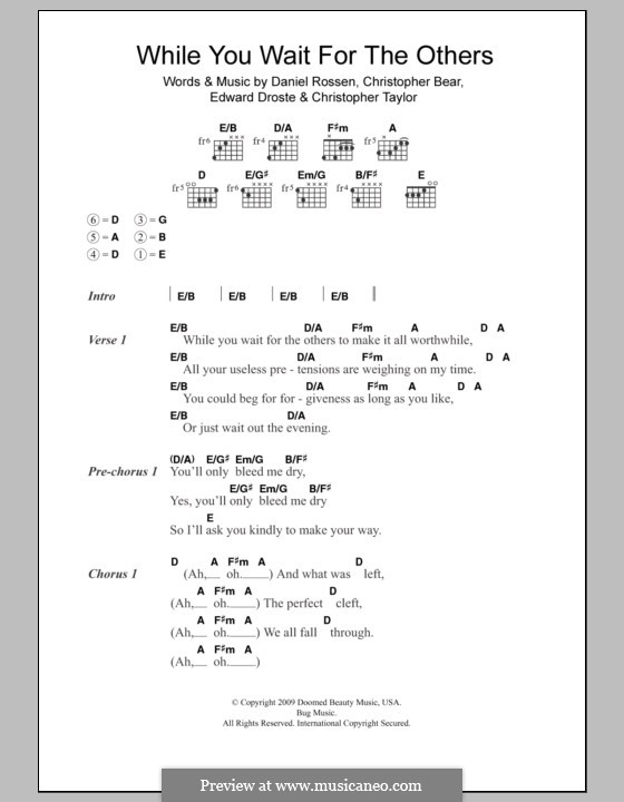 While You Wait for the Others (Grizzly Bear) von C. Bear, C. Taylor, D