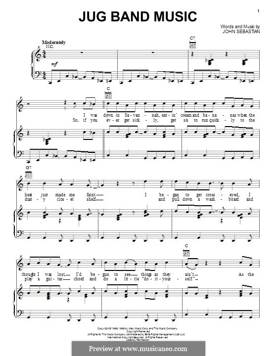 Jug Band Music (The Lovin' Spoonful) von J.B. Sebastian auf MusicaNeo