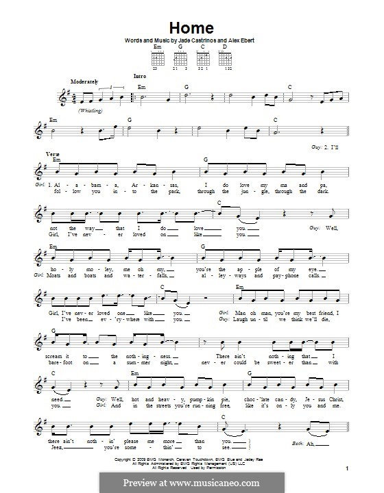 Home (Edward Sharpe and the Zeros) von A. Ebert, J. Castrinos