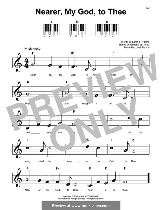 Näher mein Gott zu Dir von L. Mason Noten auf MusicaNeo