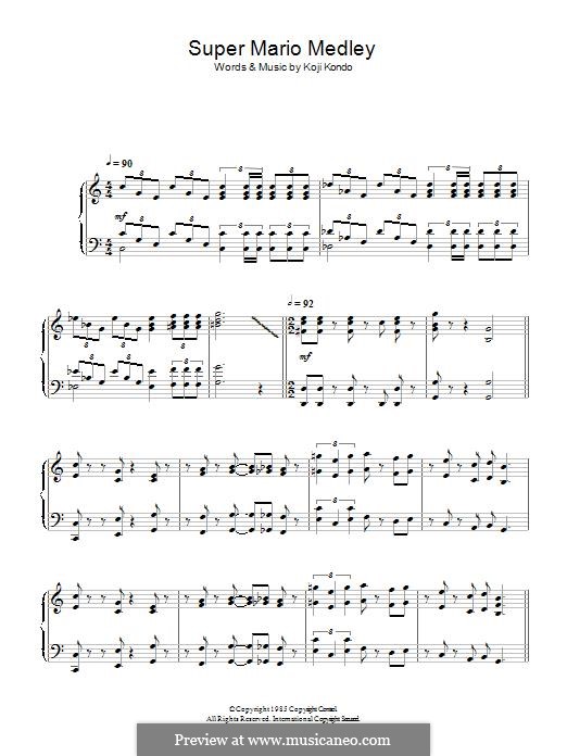 Super Mario Bros Theme von K. Kondo Noten auf MusicaNeo