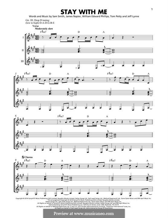 Stay with Me von S.F. Smith, J. Napier, W. Phillips Noten auf MusicaNeo
