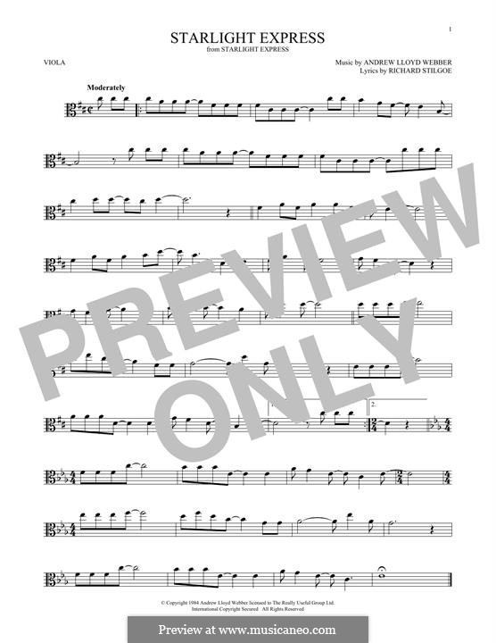 Starlight Express (Starlight Express) von A.L. Webber Noten auf MusicaNeo