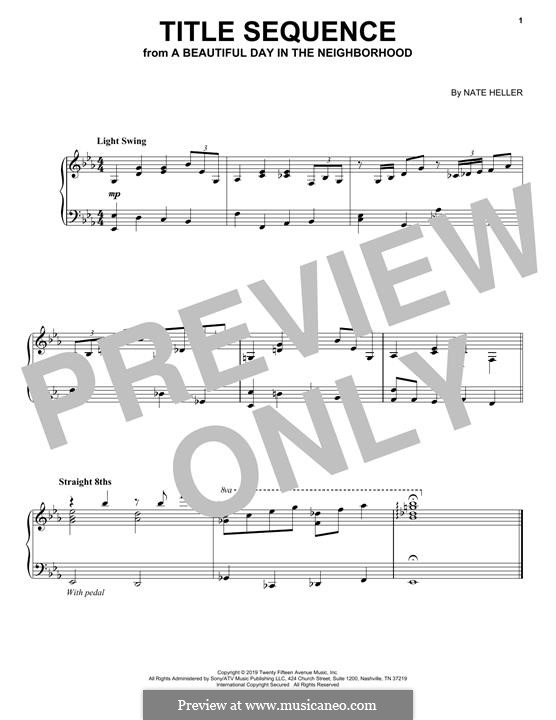 Title Sequence (from A Beautiful Day in the Neighborhood) von N. Heller