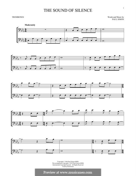 The Sound of Silence (Simon & Garfunkel) von P. Simon Noten auf MusicaNeo