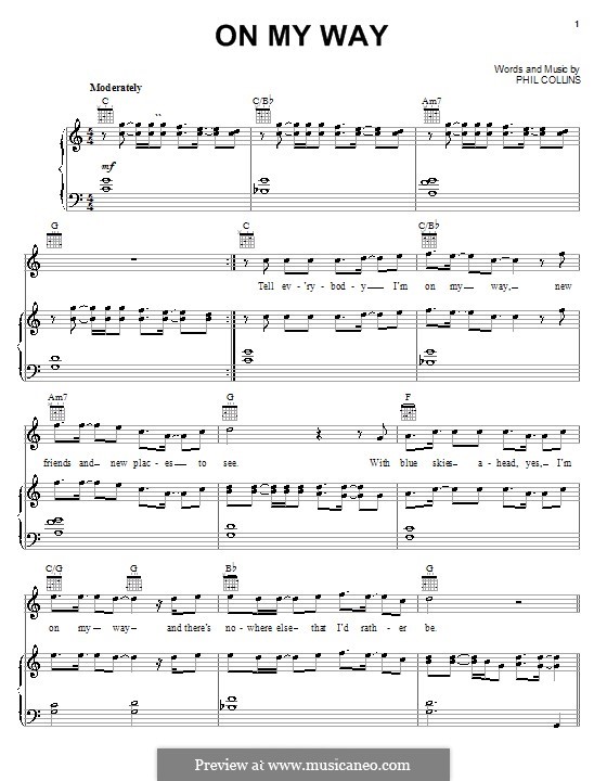 On My Way (from Walt Disney's Brother Bear) von P. Collins auf MusicaNeo