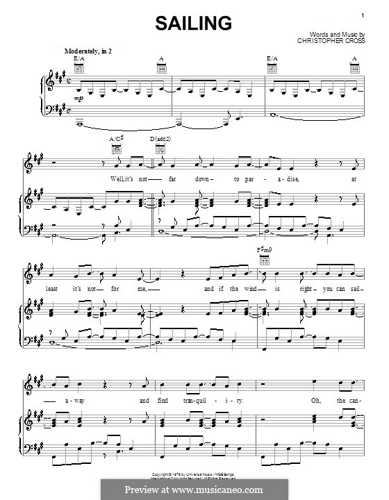 Sailing von C. Cross Noten auf MusicaNeo