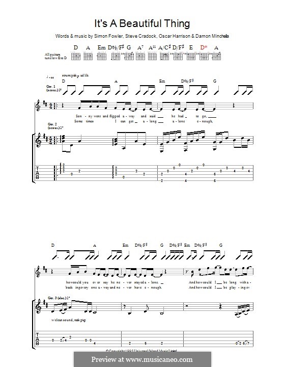 It's a Beautiful Thing (Ocean Colour Scene) por D. Minchella, O