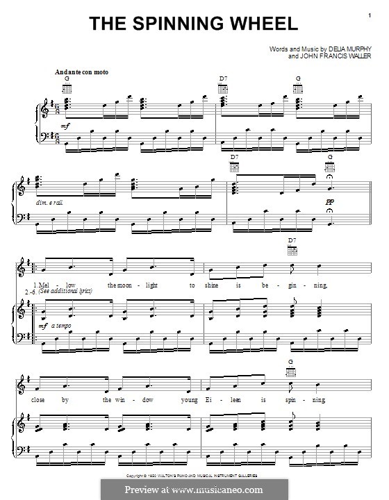 The Spinning Wheel Song por J.F. Waller, D. Murphy em músicaNeo