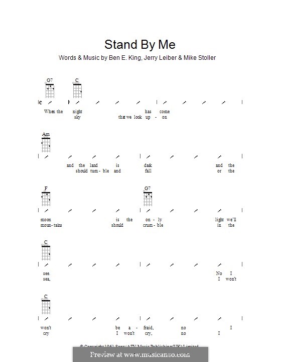 Stand By Me por B.E. King, J. Leiber, M. Stoller Partituras on músicaNeo