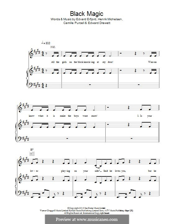 Black Magic (Little Mix) por E. Drewett, E. Erfjord, H. Michelsen, C