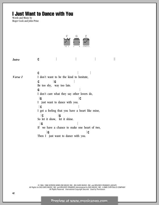 I Just Want To Dance with You por J. Prine, R. Cook em músicaNeo