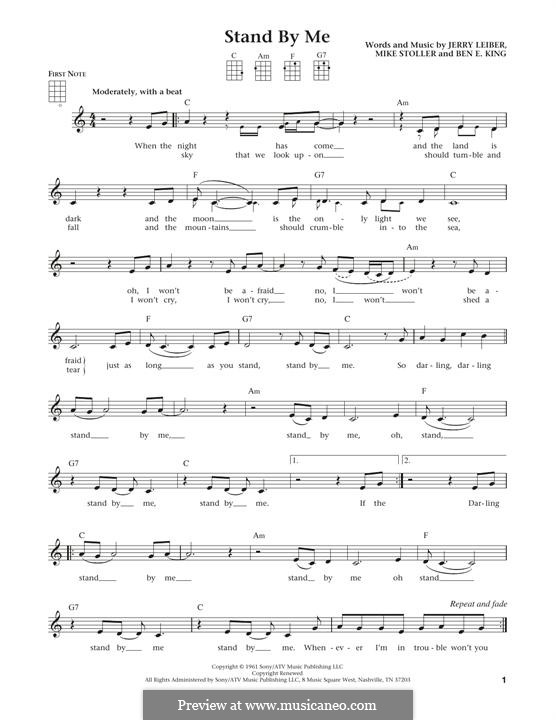 Stand By Me por B.E. King, J. Leiber, M. Stoller Partituras on músicaNeo