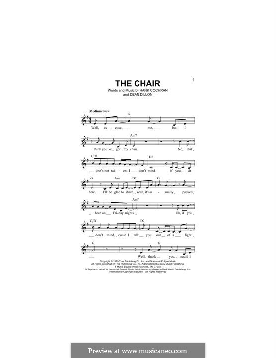 The Chair Strait) por D. Dillon, H. Cochran em músicaNeo