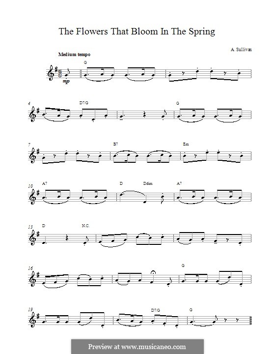 The Flowers That Bloom in the Spring por A.S. Sullivan em músicaNeo