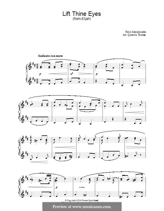 Elijah, Op.70 por F. MendelssohnBartholdy Partituras on músicaNeo