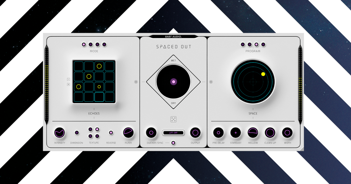 BABY Audio Spaced Out Banner Reverb Delay Echo Modulation Plugin