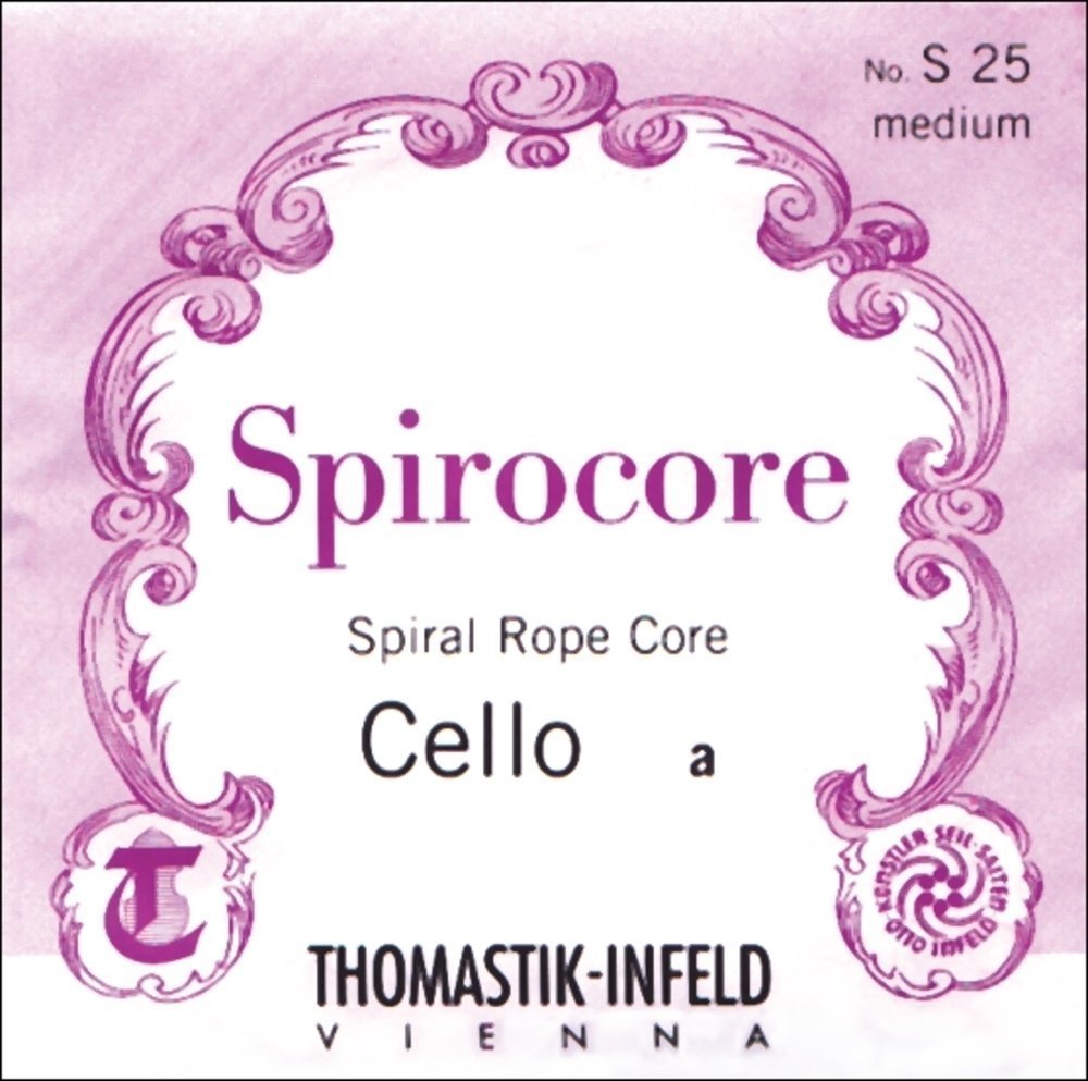 ThomastikInfeld Cello Strings Spirocore Spiral Core Medium G Tungsten Wound 4/4