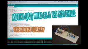Arduino (Pro) micro as a USB-MIDI device (MIDIUSB library) – and change