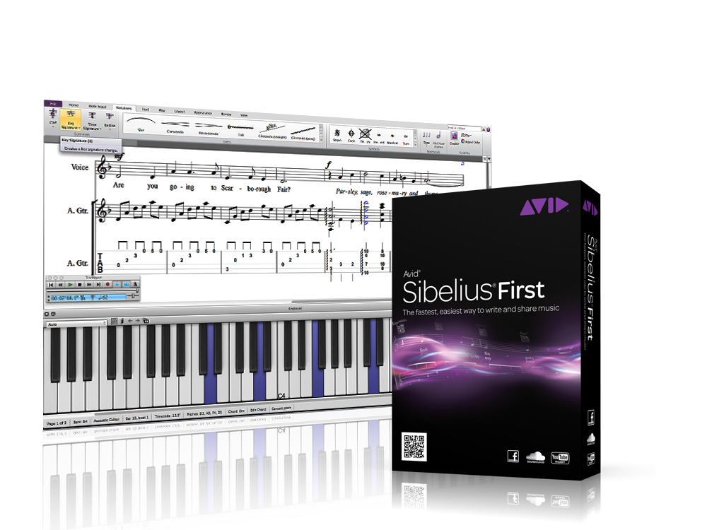 Avid Announce Release of Sibelius First 8 Scoring Software