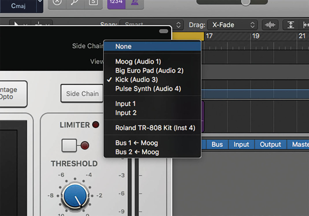 How to sidechain in Logic Pro X