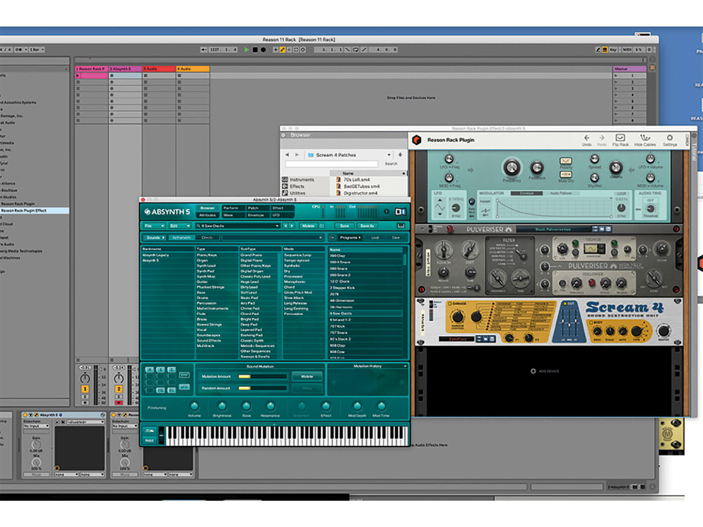 How to use the Rack Plugin in Reason 11 in your DAW stepbystep