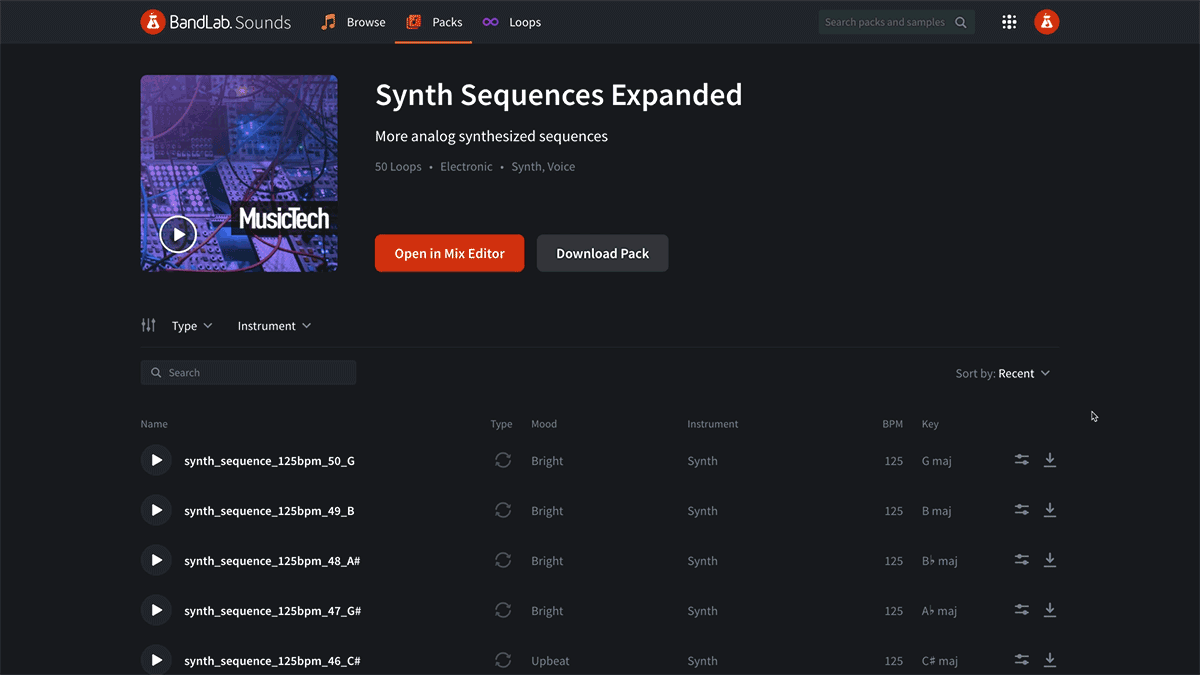 BandLab Sounds’ Sample Editor makes browsing for free samples even